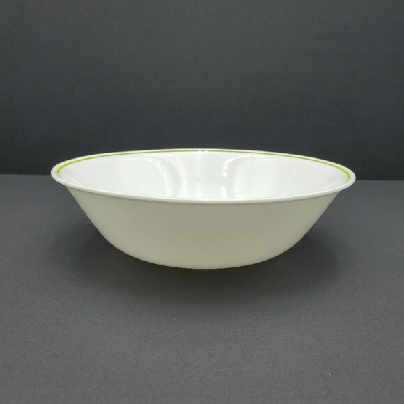 Corelle Wildflower Medium Serving Bowls Corning White Vegetable Bowls Green Band - Picture 10 of 10